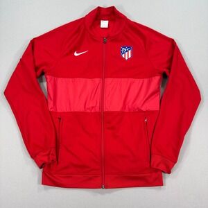 Nike Atletico Madrid Soccer Jersey Men's Medium Red Training Football‎ Home Kit